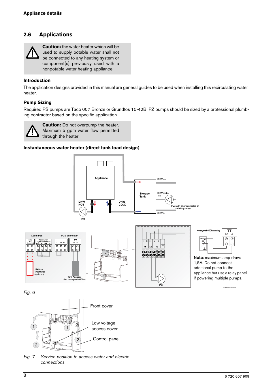 6 applications | Bosch PROTANKLESS GWH 345/450 ESR User Manual | Page 8 / 40