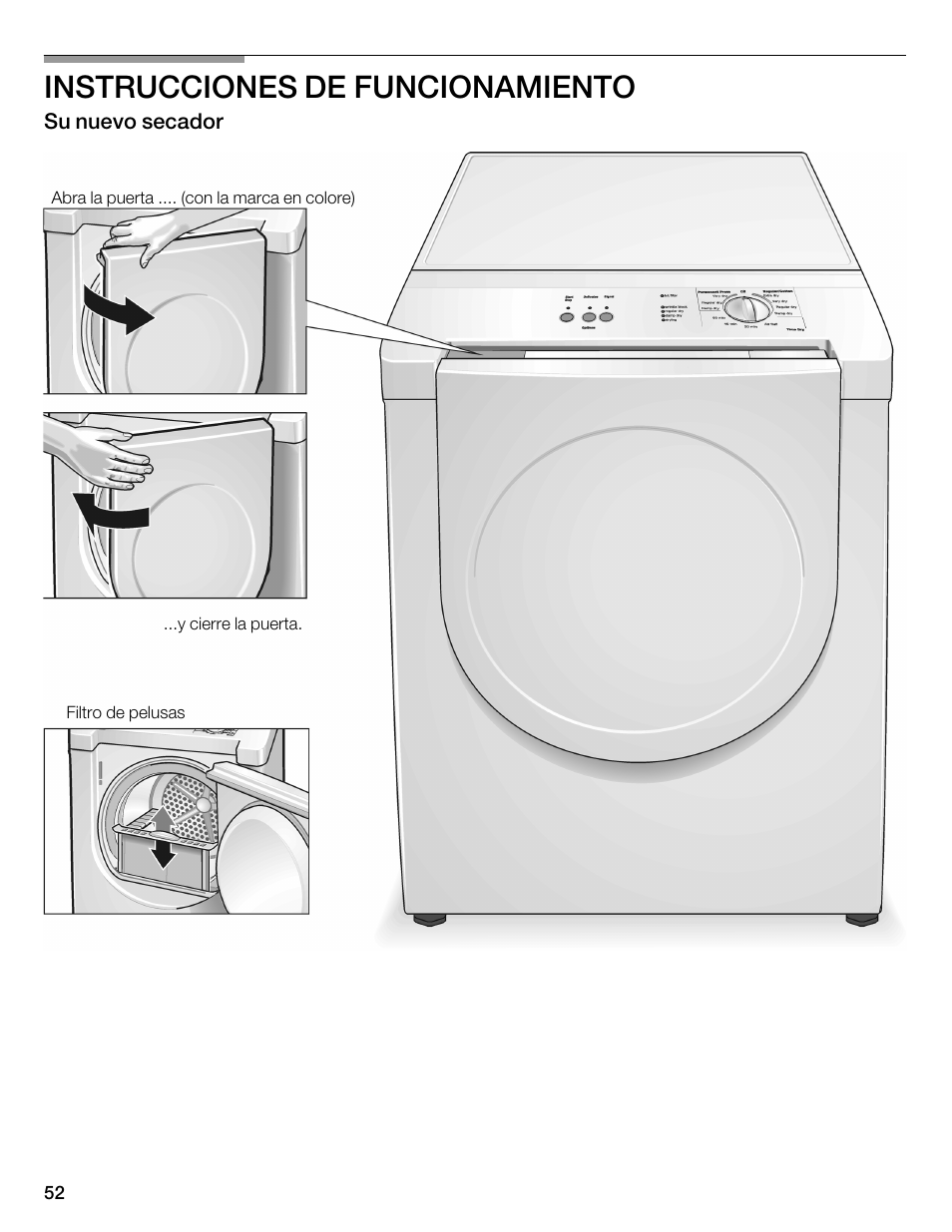 Instrucciones de funcionamiento | Bosch WTMC1301CN User Manual | Page 52 / 64
