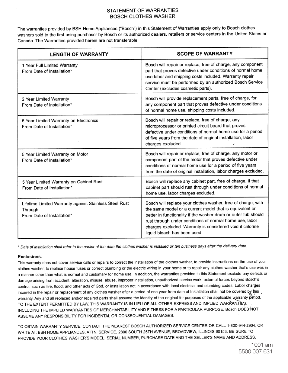 Bosch Axxis+ WFR 2460 User Manual | Page 48 / 48