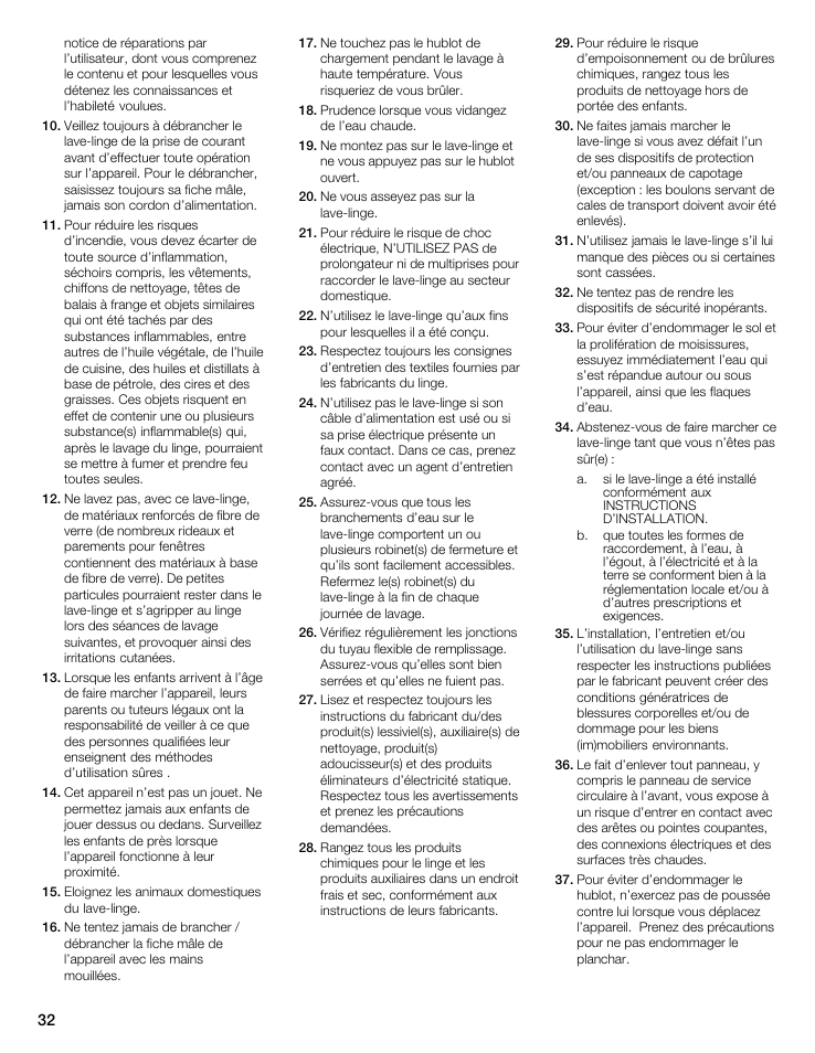 Bosch WFMC8400UC User Manual | Page 32 / 96