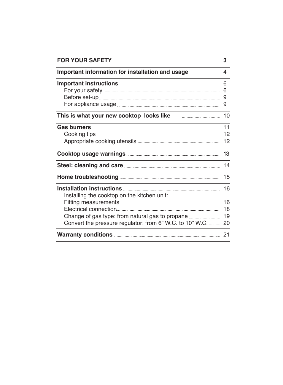 Bosch PGL985UC User Manual | Page 4 / 65