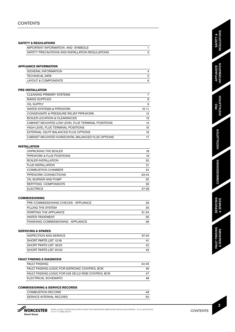 Bosch 25/32kW User Manual | Page 3 / 52