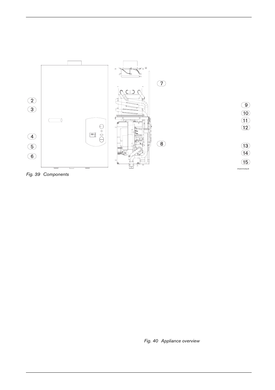 8interior components diagram and parts list, 1 interior components | Bosch 2400E NG User Manual | Page 29 / 36