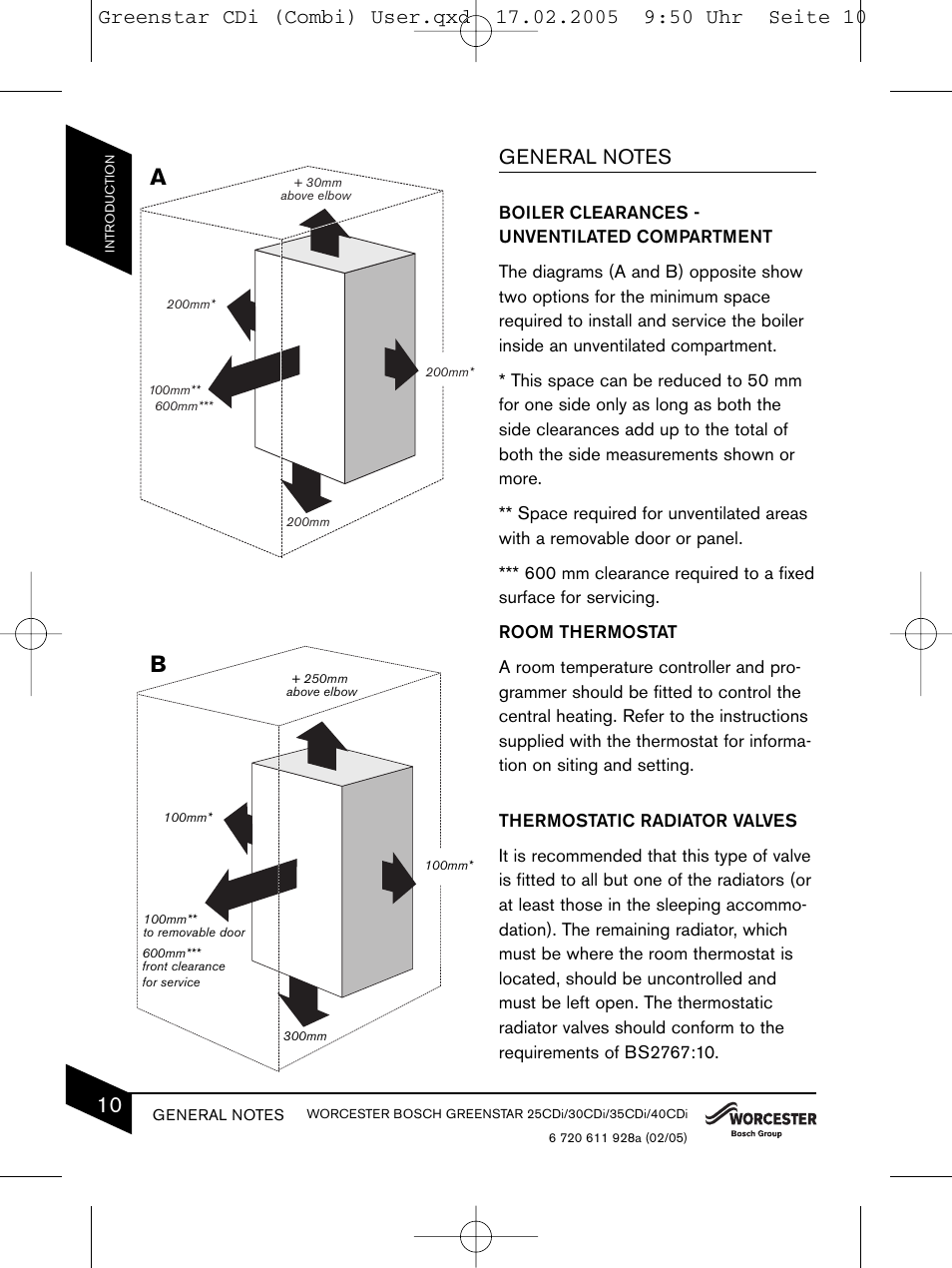 Bosch GREENSTAR CDI C13 User Manual | Page 10 / 24