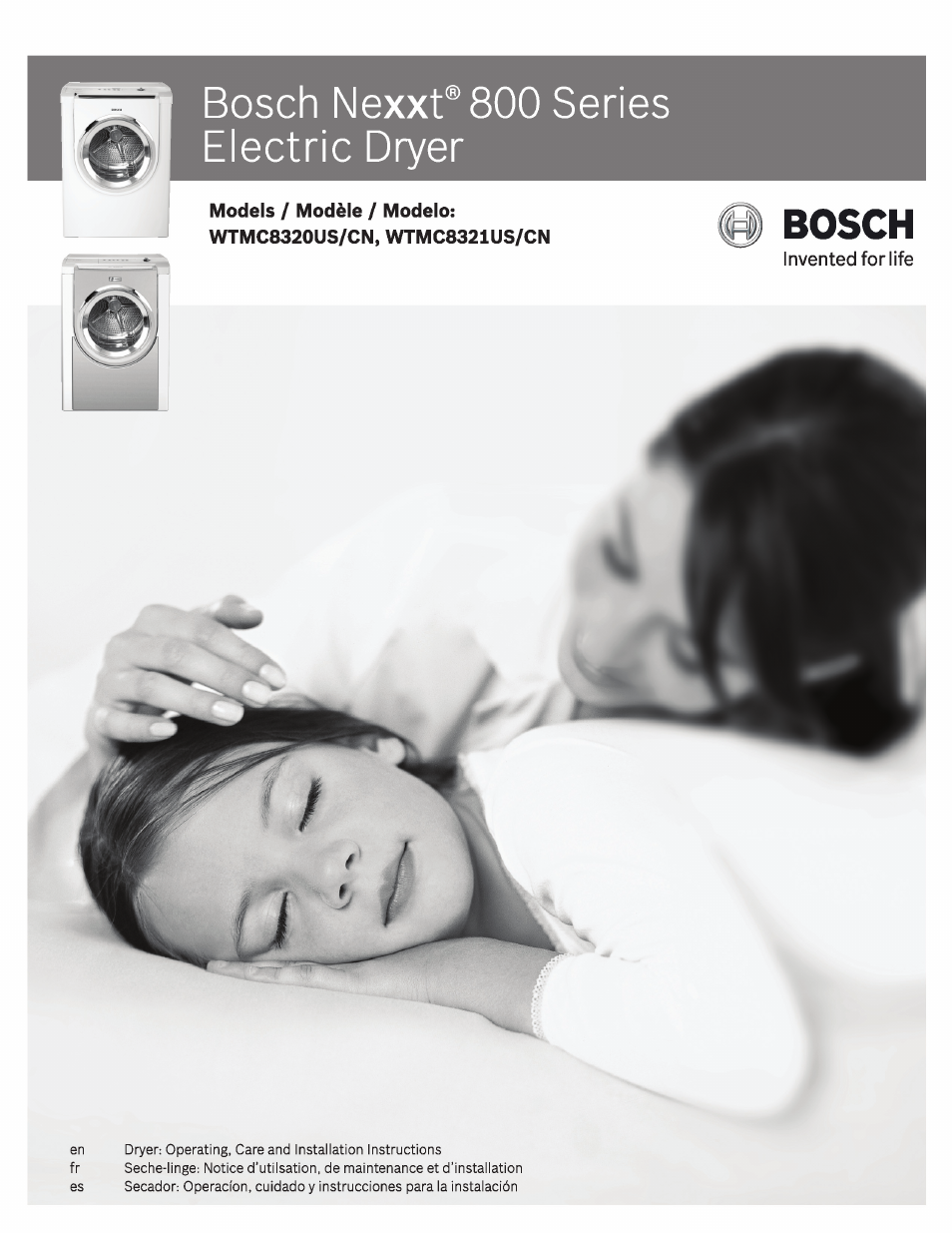 Bosch WTMC8321US/CN User Manual | 72 pages