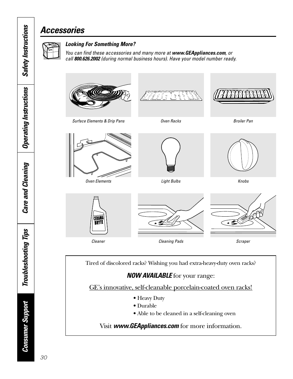 Accessories | Bosch JBP80 User Manual | Page 30 / 32