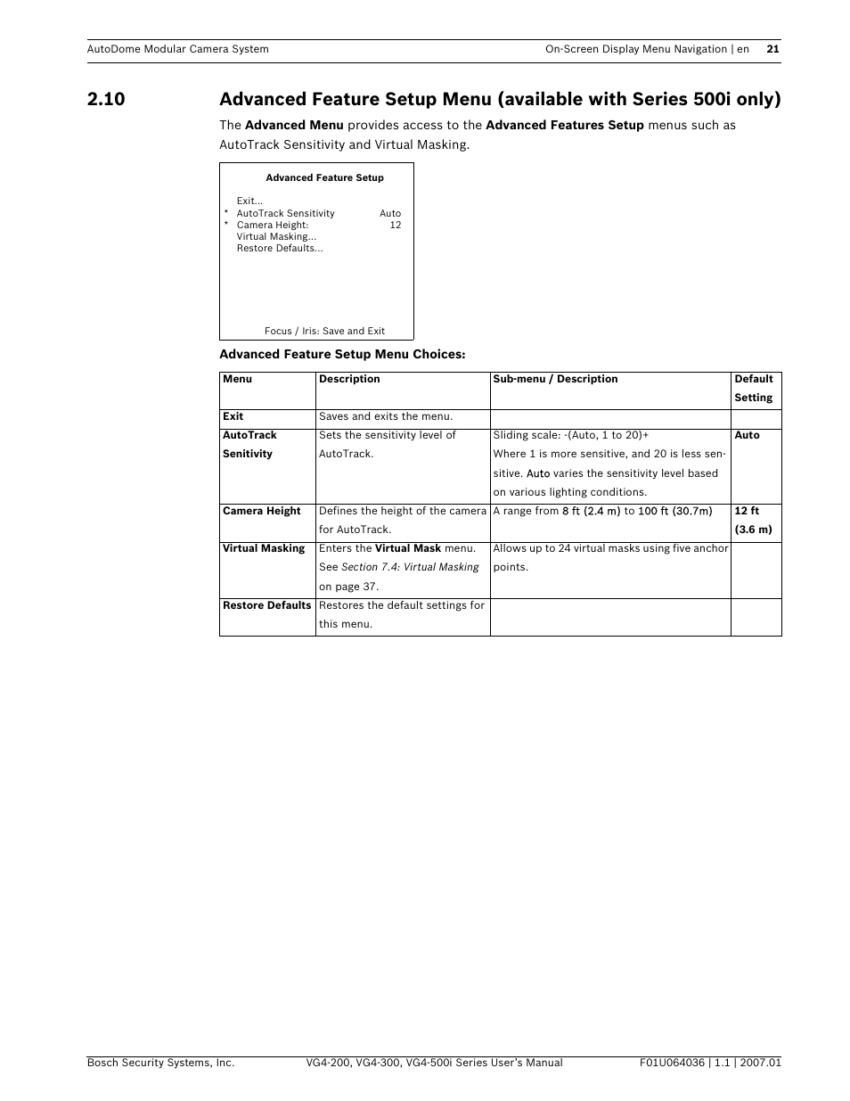 Bosch VG4-200 User Manual | Page 25 / 76