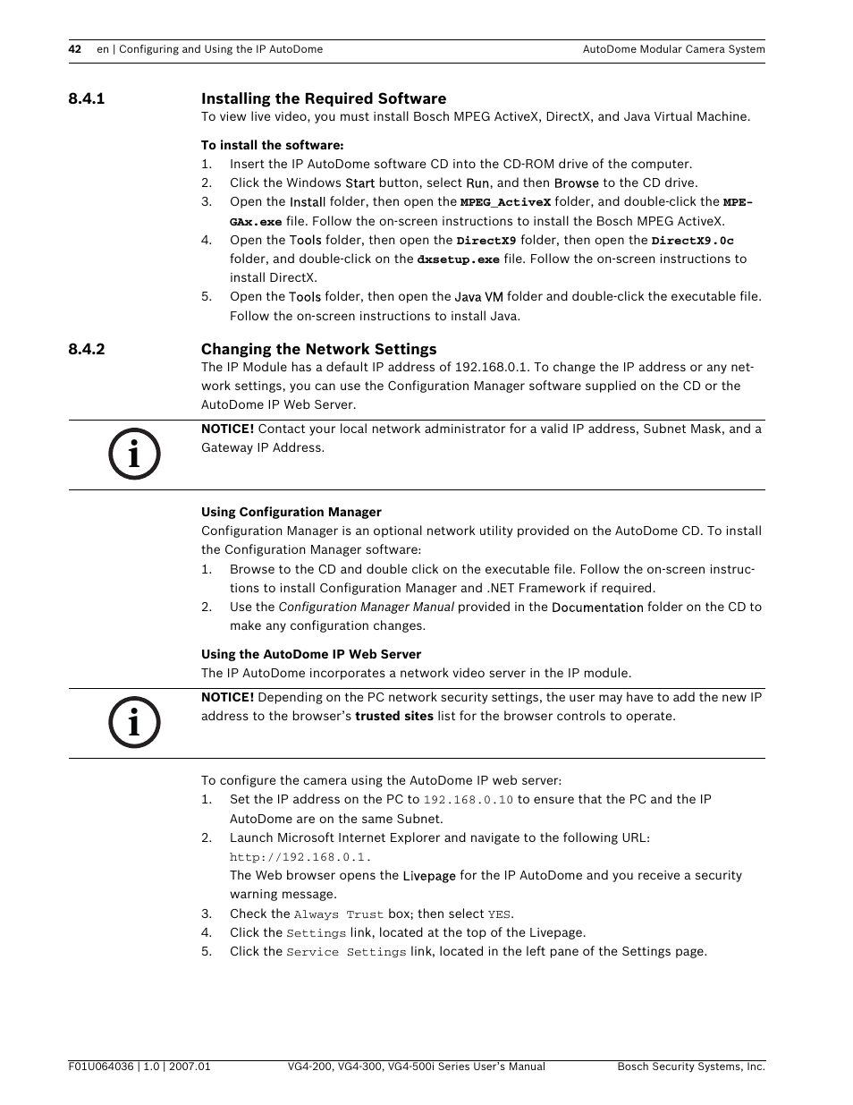 Bosch VG4-200 User Manual | Page 46 / 76