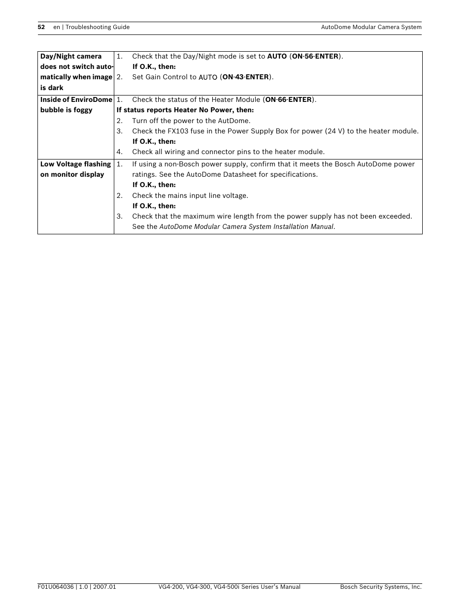 Bosch VG4-200 User Manual | Page 56 / 76