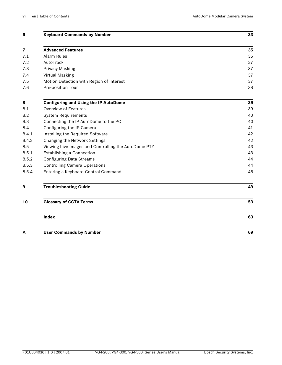 Bosch VG4-200 User Manual | Page 6 / 76