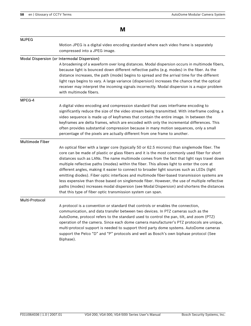 Bosch VG4-200 User Manual | Page 62 / 76