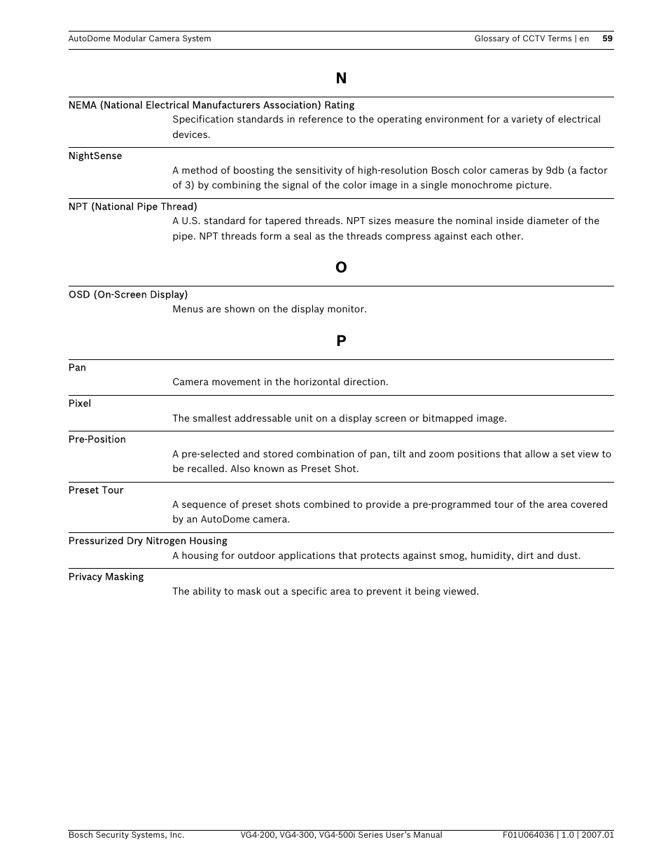 Bosch VG4-200 User Manual | Page 63 / 76