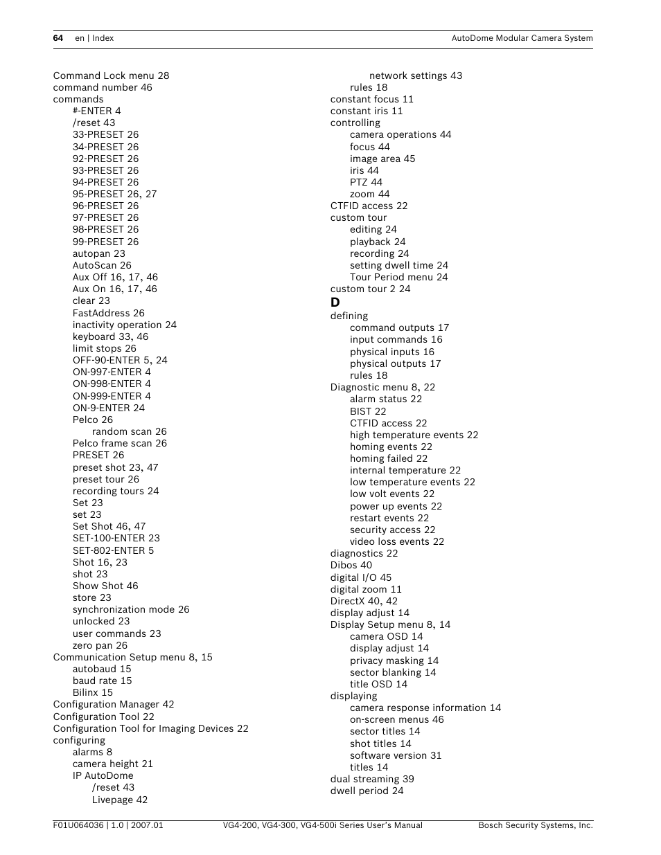 Bosch VG4-200 User Manual | Page 68 / 76