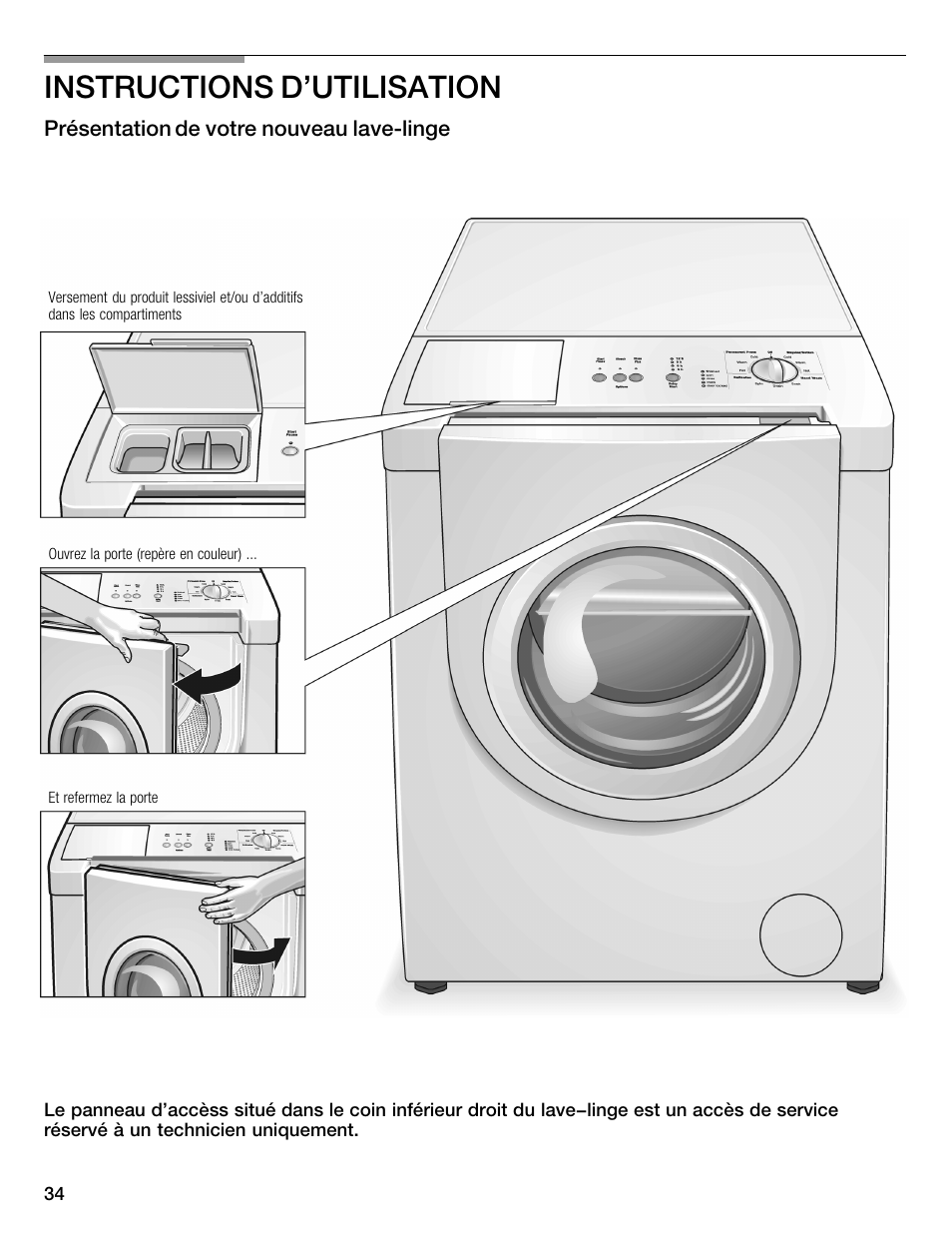 Instructions d'utilisation | Bosch WFMC1001UC User Manual | Page 34 / 80