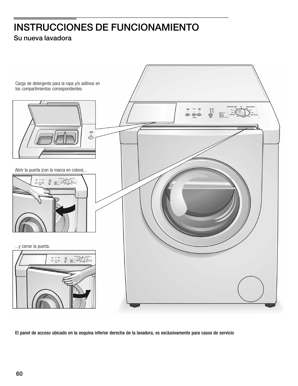 Instrucciones de funcionamiento | Bosch WFMC1001UC User Manual | Page 60 / 80