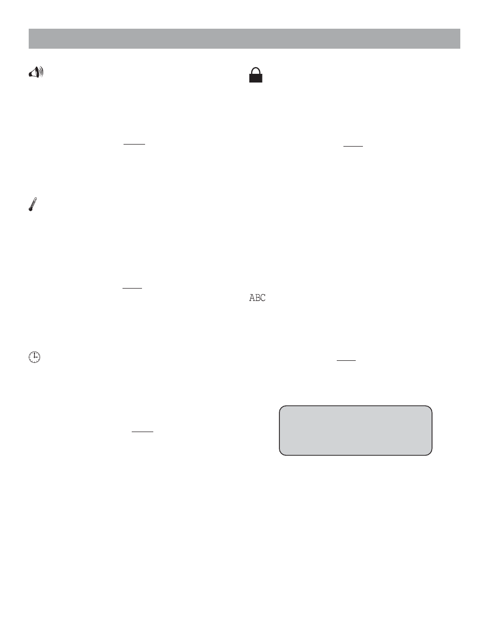 Setting up your range, 12 hr | Bosch HES236U User Manual | Page 12 / 33