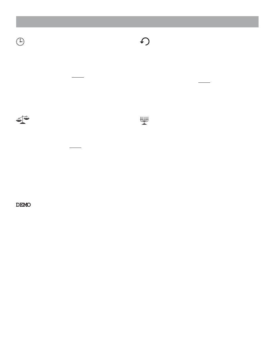 Demo, Setting up your range | Bosch HES236U User Manual | Page 13 / 33