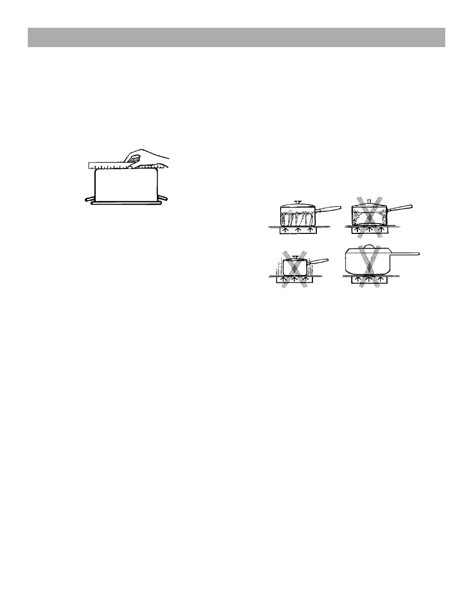 Cookware selection guide | Bosch HES236U User Manual | Page 28 / 33