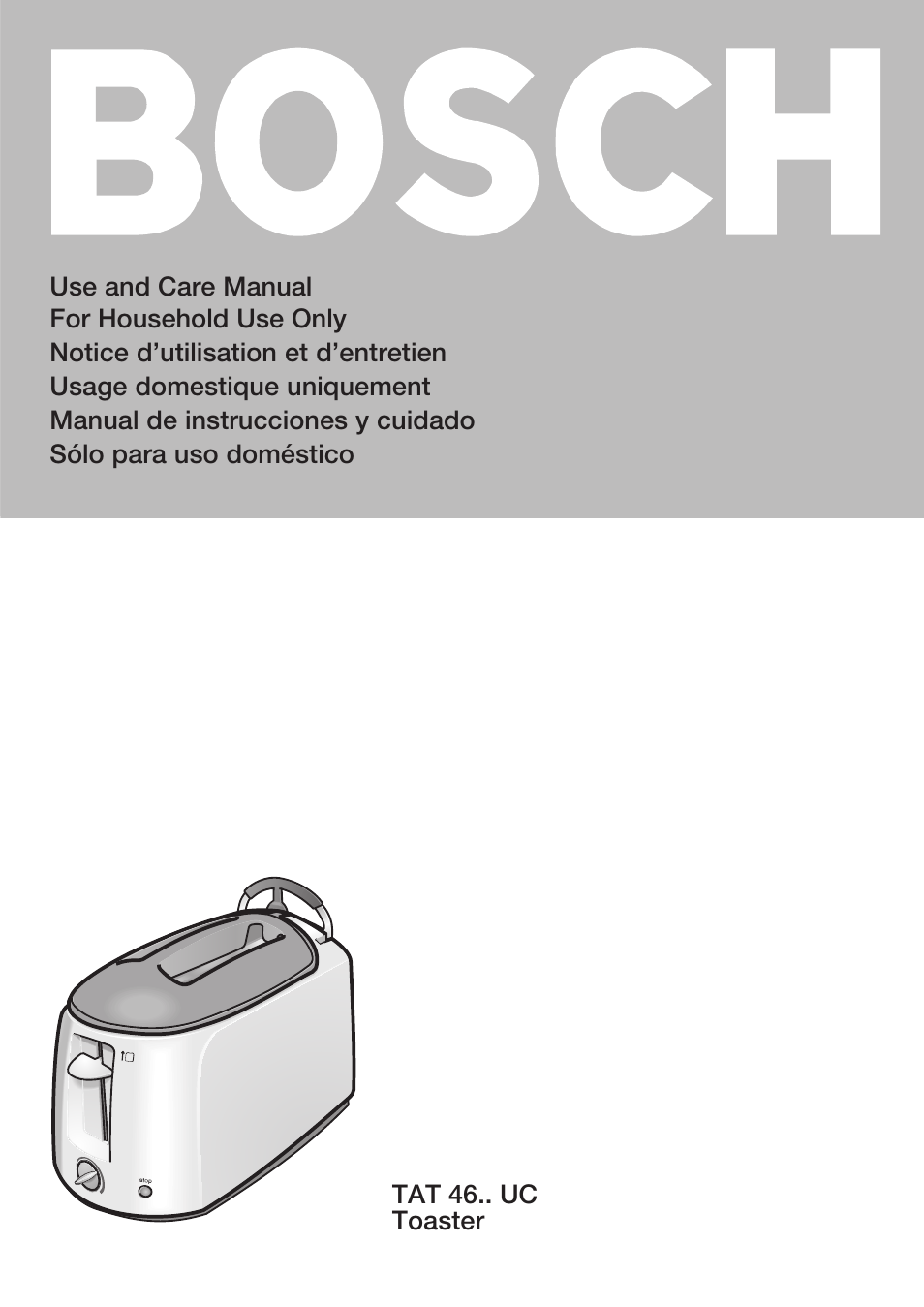 Bosch TAT 46.. UC User Manual | 28 pages