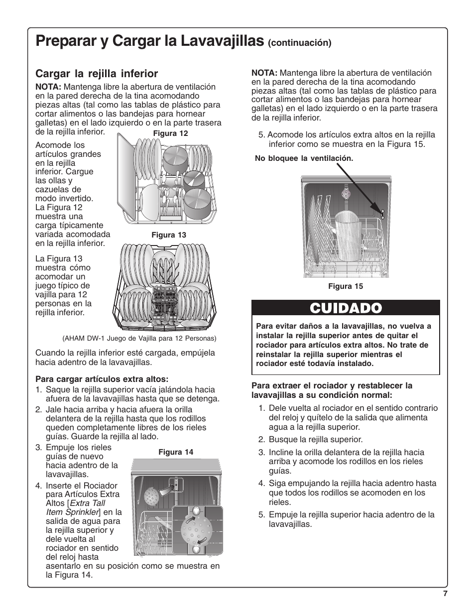 Preparar y cargar la lavavajillas, Cargar la rejilla inferior | Bosch SHE99CO5 User Manual | Page 53 / 74