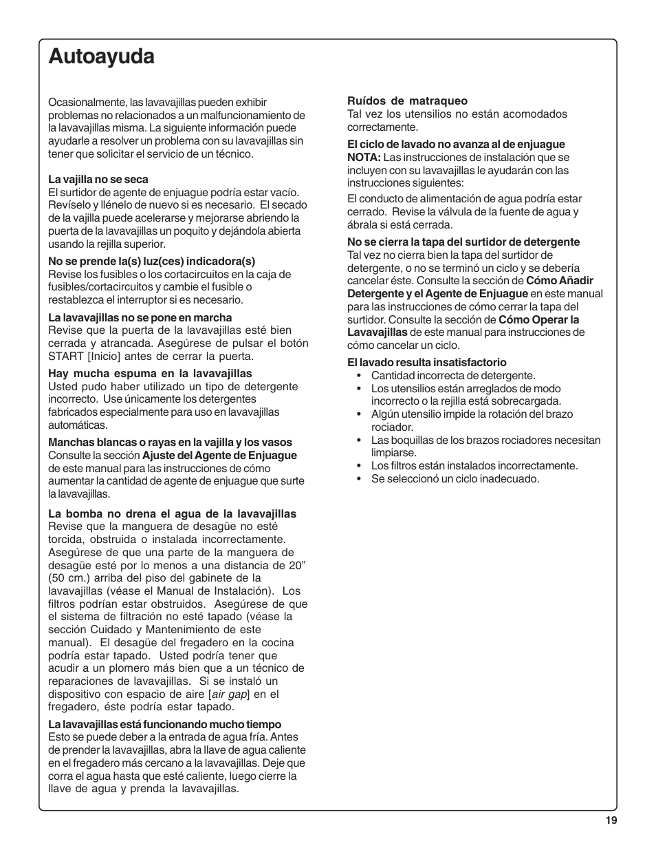 Autoayuda | Bosch SHE99CO5 User Manual | Page 65 / 74