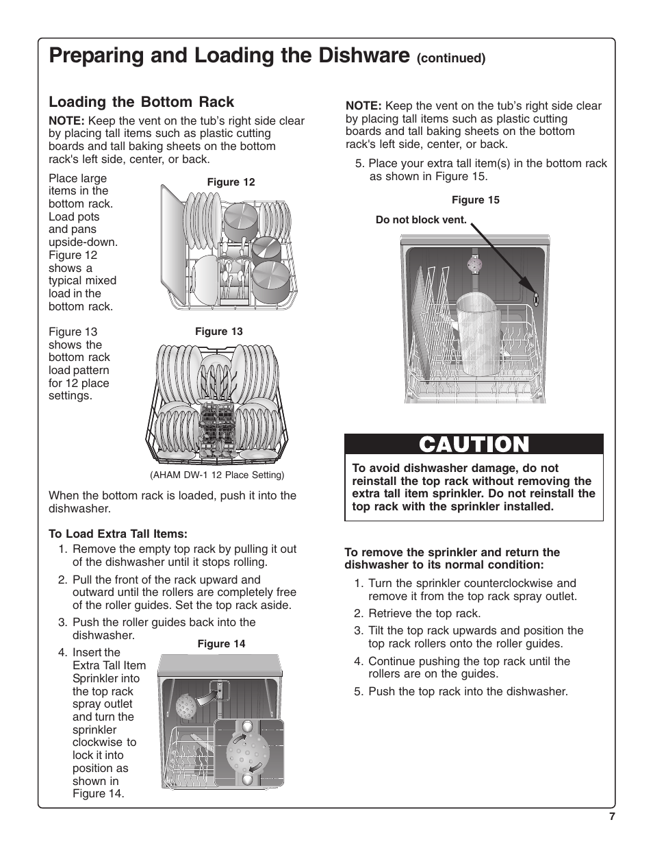 Preparing and loading the dishware, Loading the bottom rack | Bosch SHE99CO5 User Manual | Page 9 / 74