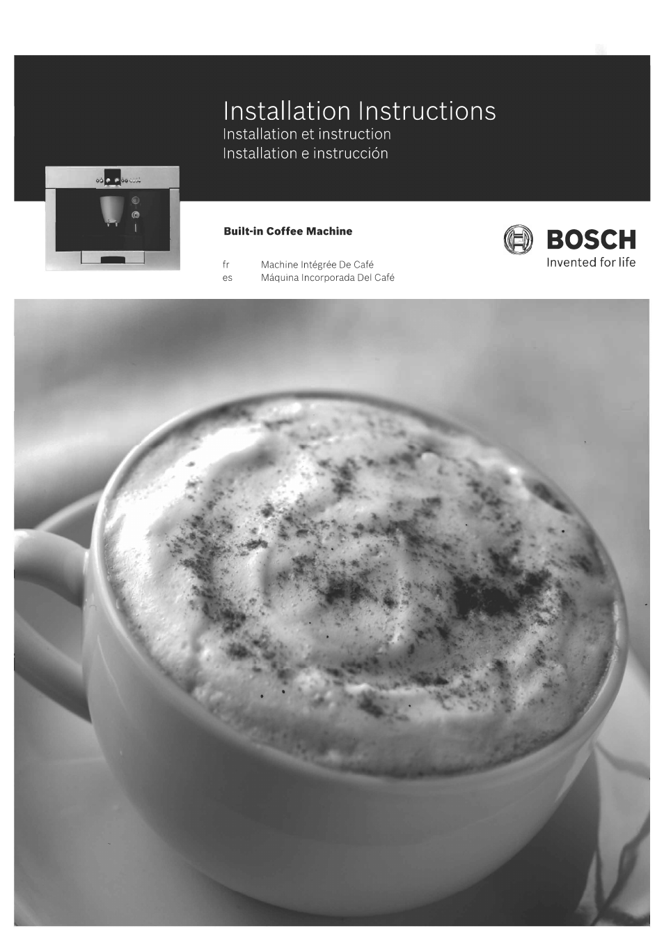 Bosch TKN68E75UC User Manual | 6 pages