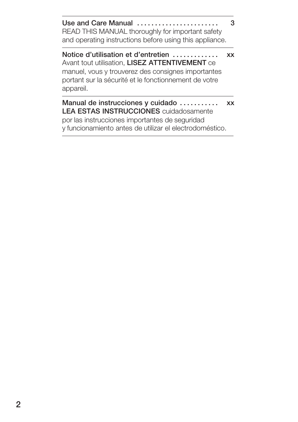 Bosch MUM 4750 UC User Manual | Page 2 / 38