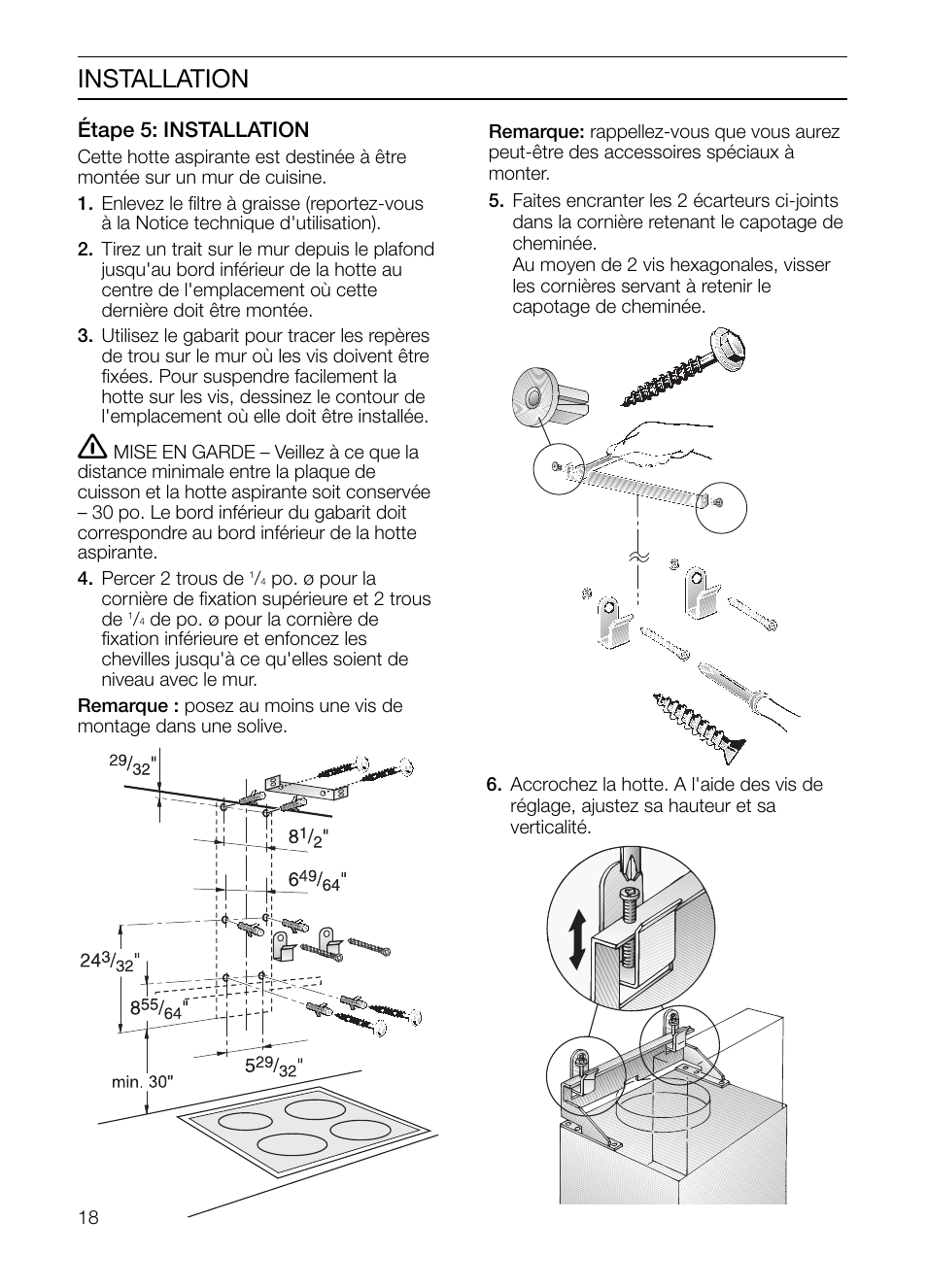 Installation | Bosch HGEW 36 FS User Manual | Page 18 / 32