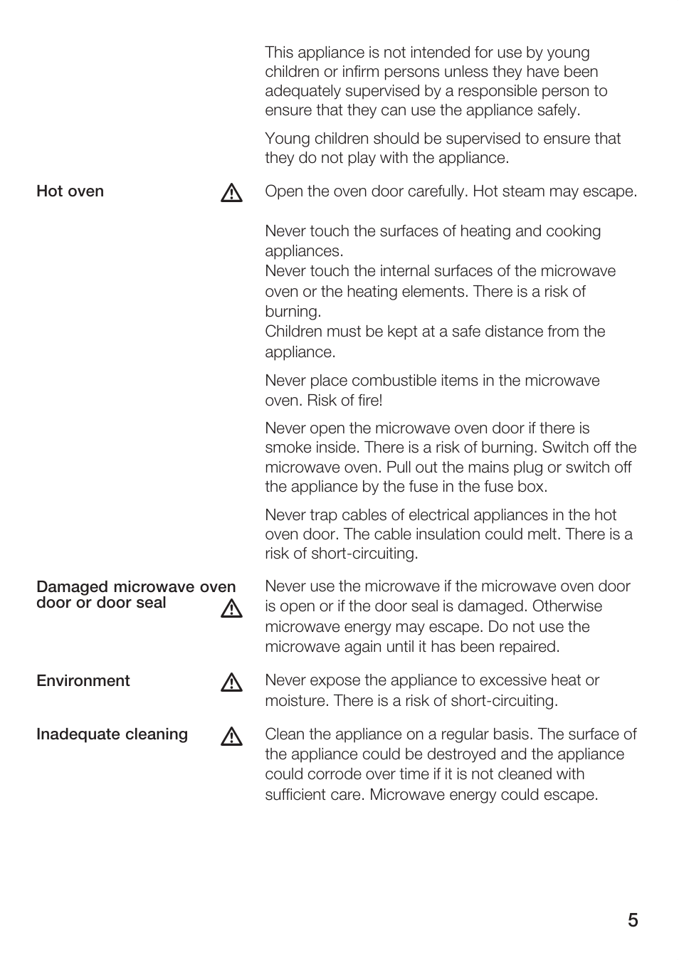 Bosch HBC84K5.0A User Manual | Page 5 / 52