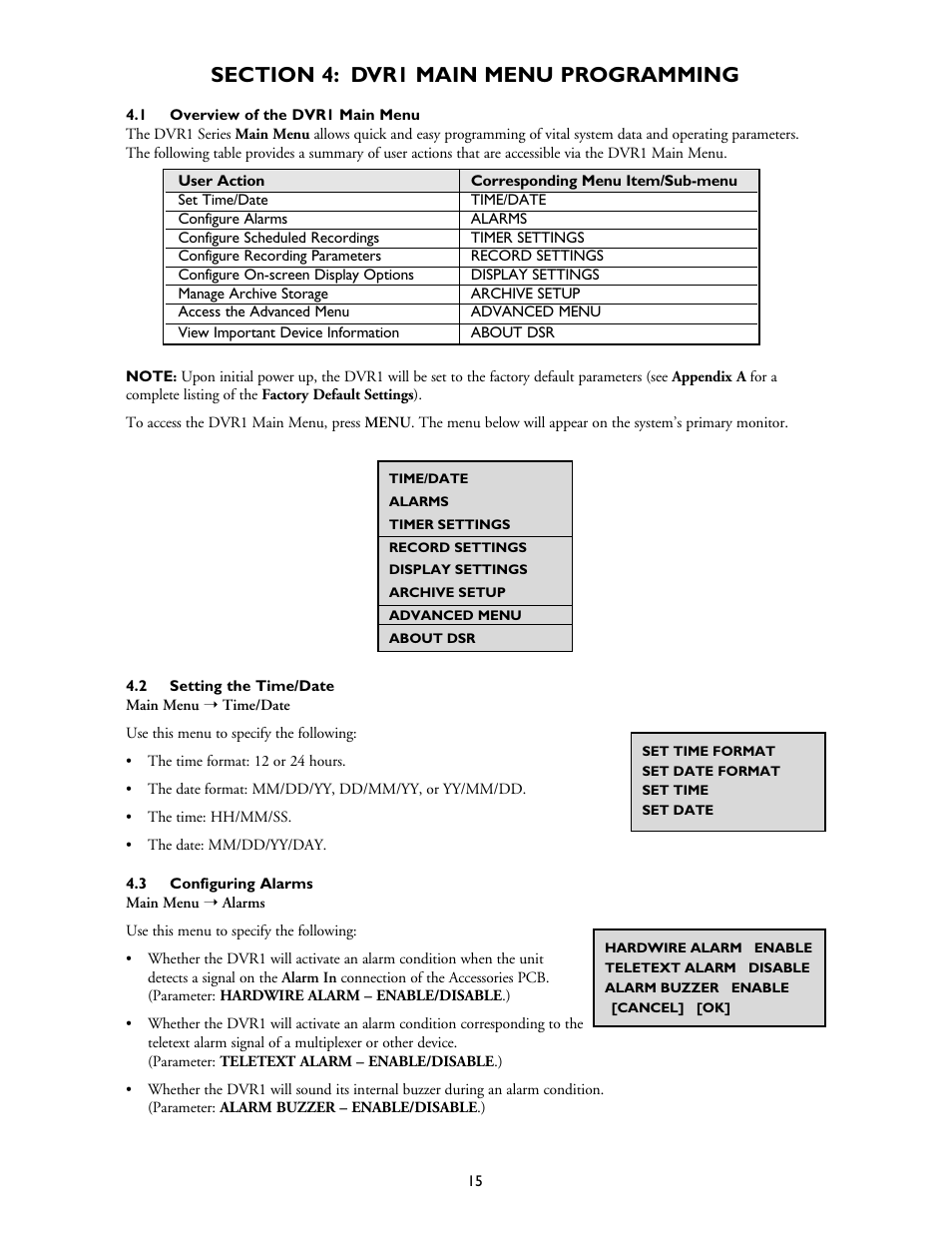 Bosch DVR1EP32A User Manual | Page 15 / 40