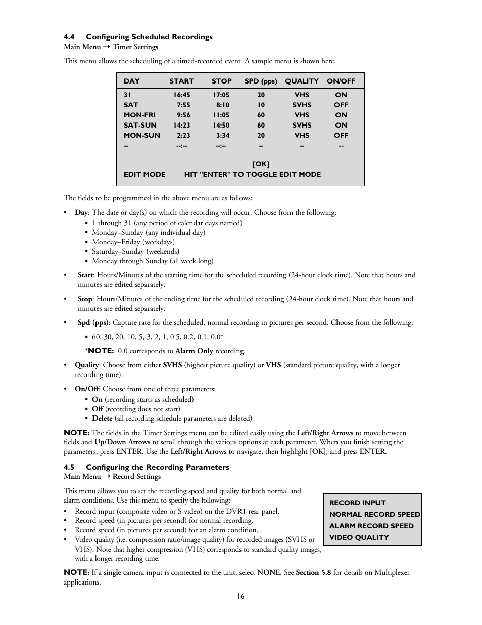 Bosch DVR1EP32A User Manual | Page 16 / 40