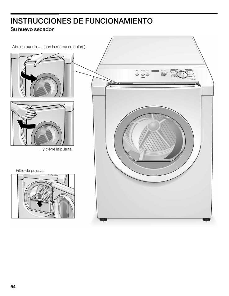 Instrucciones de funcionamiento | Bosch WTMC5321US/CN User Manual | Page 54 / 68