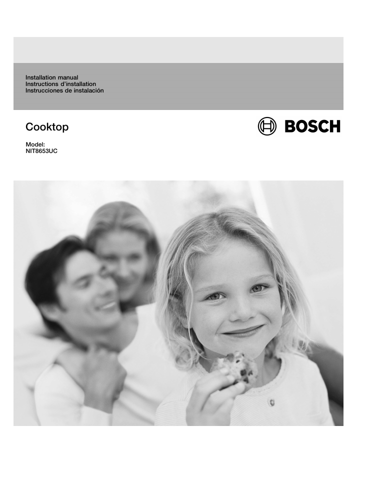 Bosch NIT8653UC User Manual | 26 pages