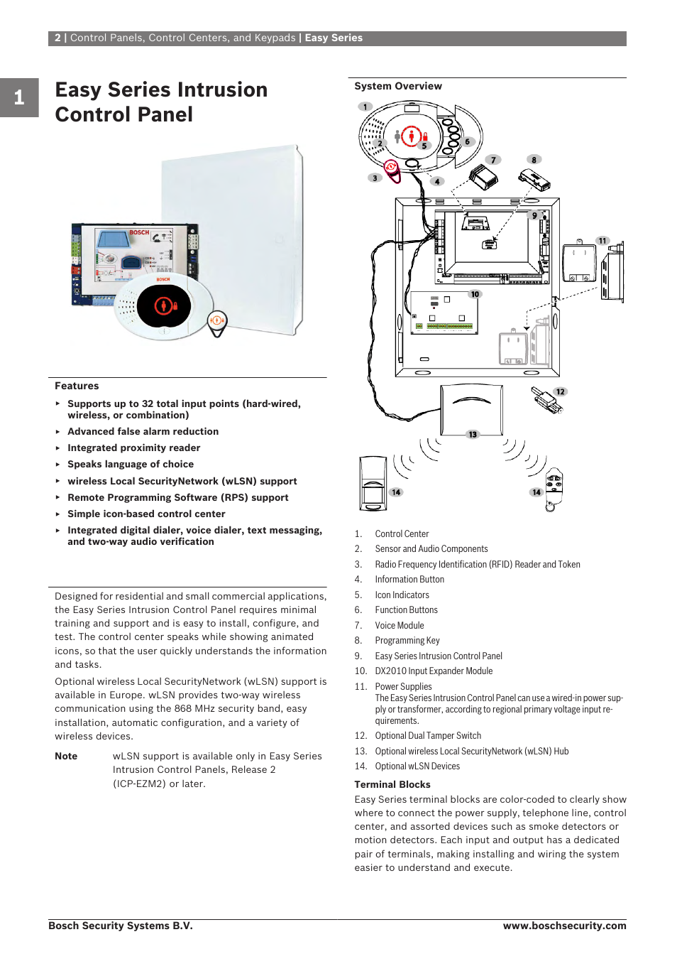 Easy series intrusion control panel, Easy series | Bosch 8-Dec User Manual | Page 10 / 506