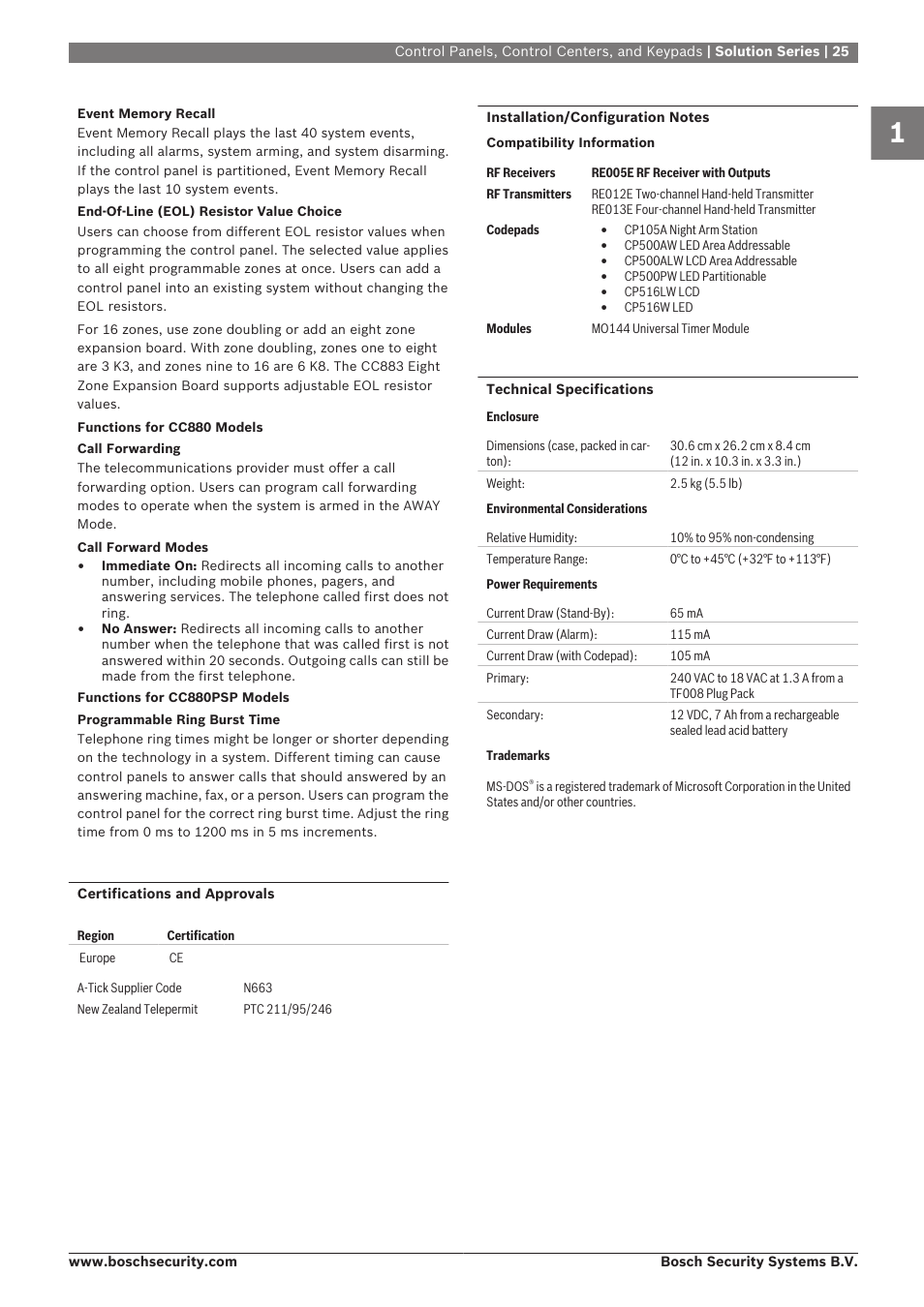 Bosch 8-Dec User Manual | Page 33 / 506