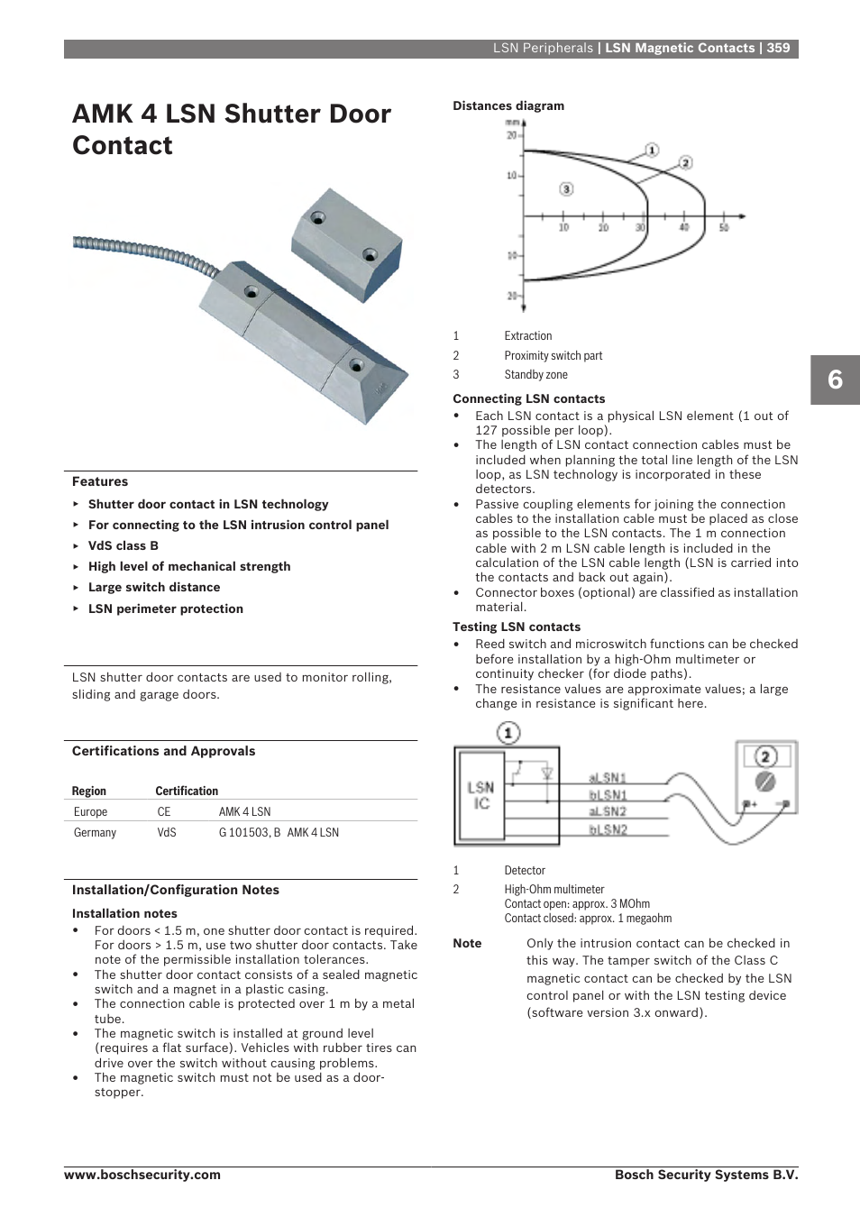 Amk 4 lsn shutter door contact | Bosch 8-Dec User Manual | Page 367 / 506