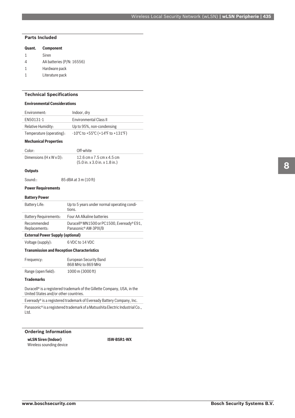 Bosch 8-Dec User Manual | Page 443 / 506