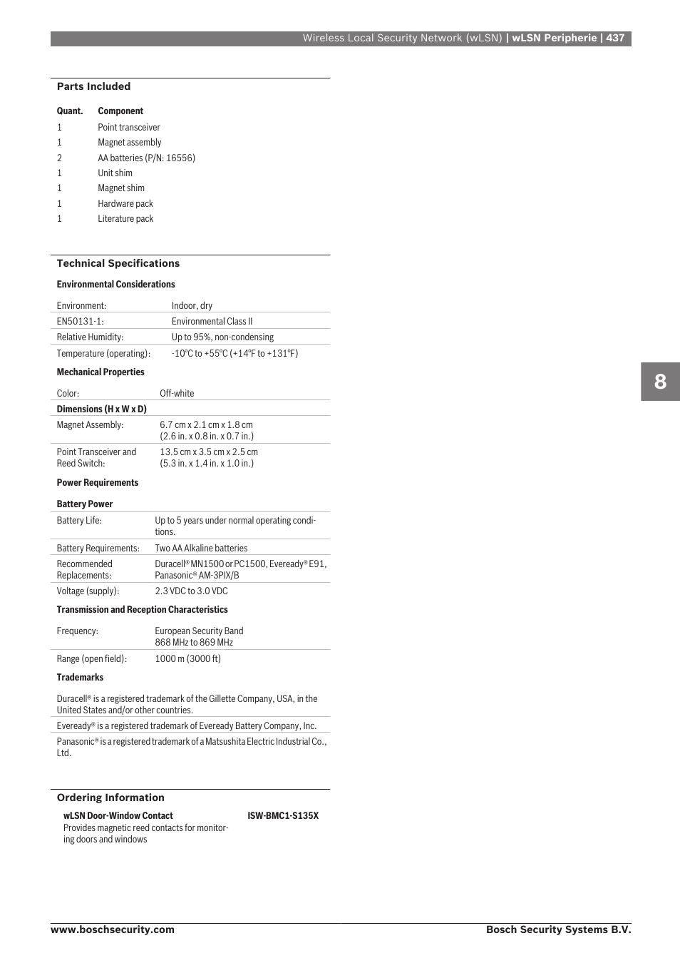 Bosch 8-Dec User Manual | Page 445 / 506