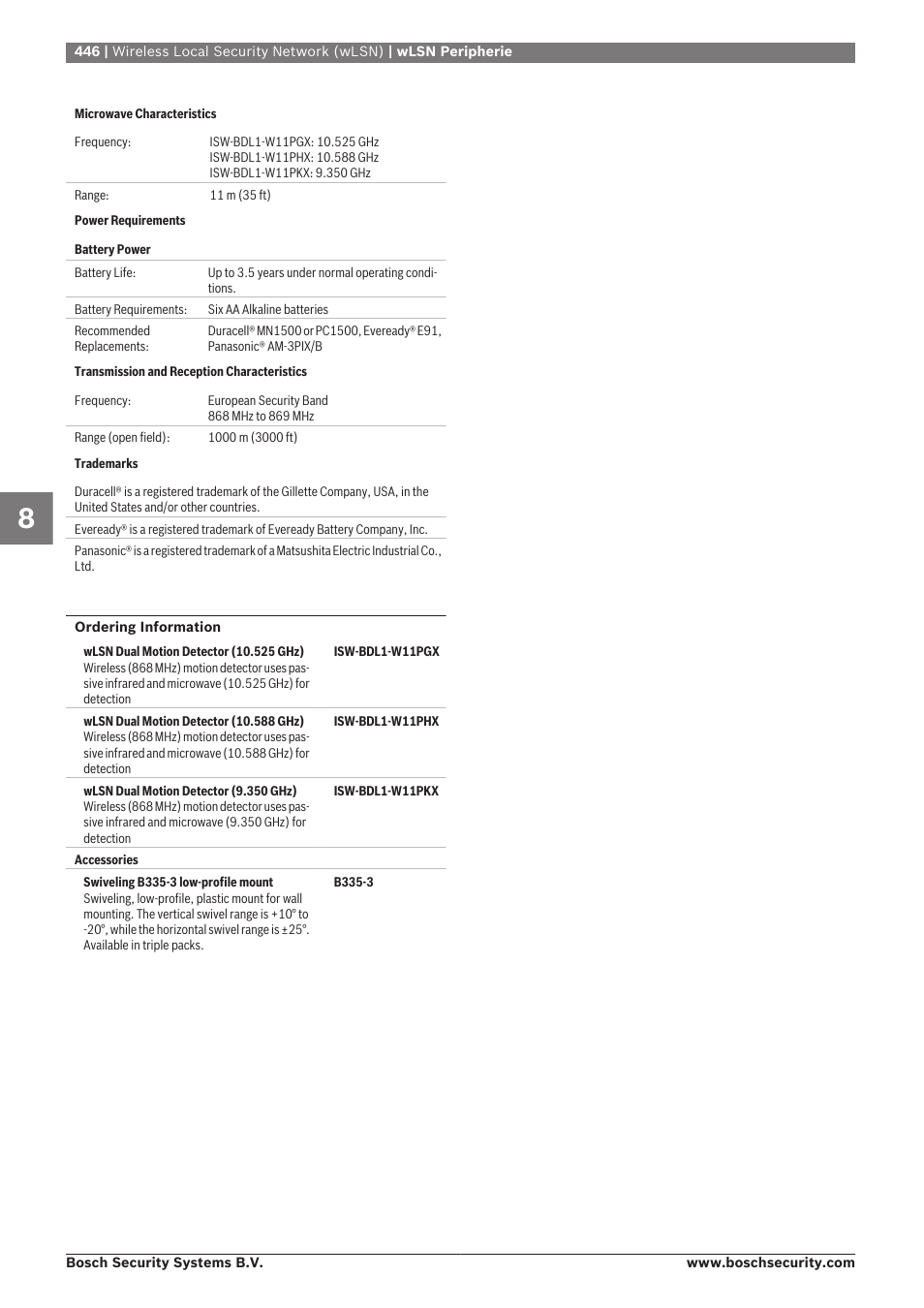 Bosch 8-Dec User Manual | Page 454 / 506