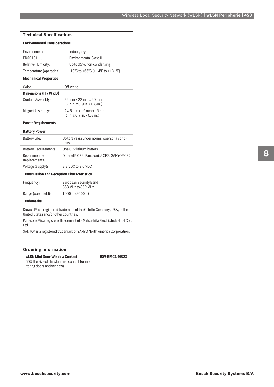 Bosch 8-Dec User Manual | Page 461 / 506