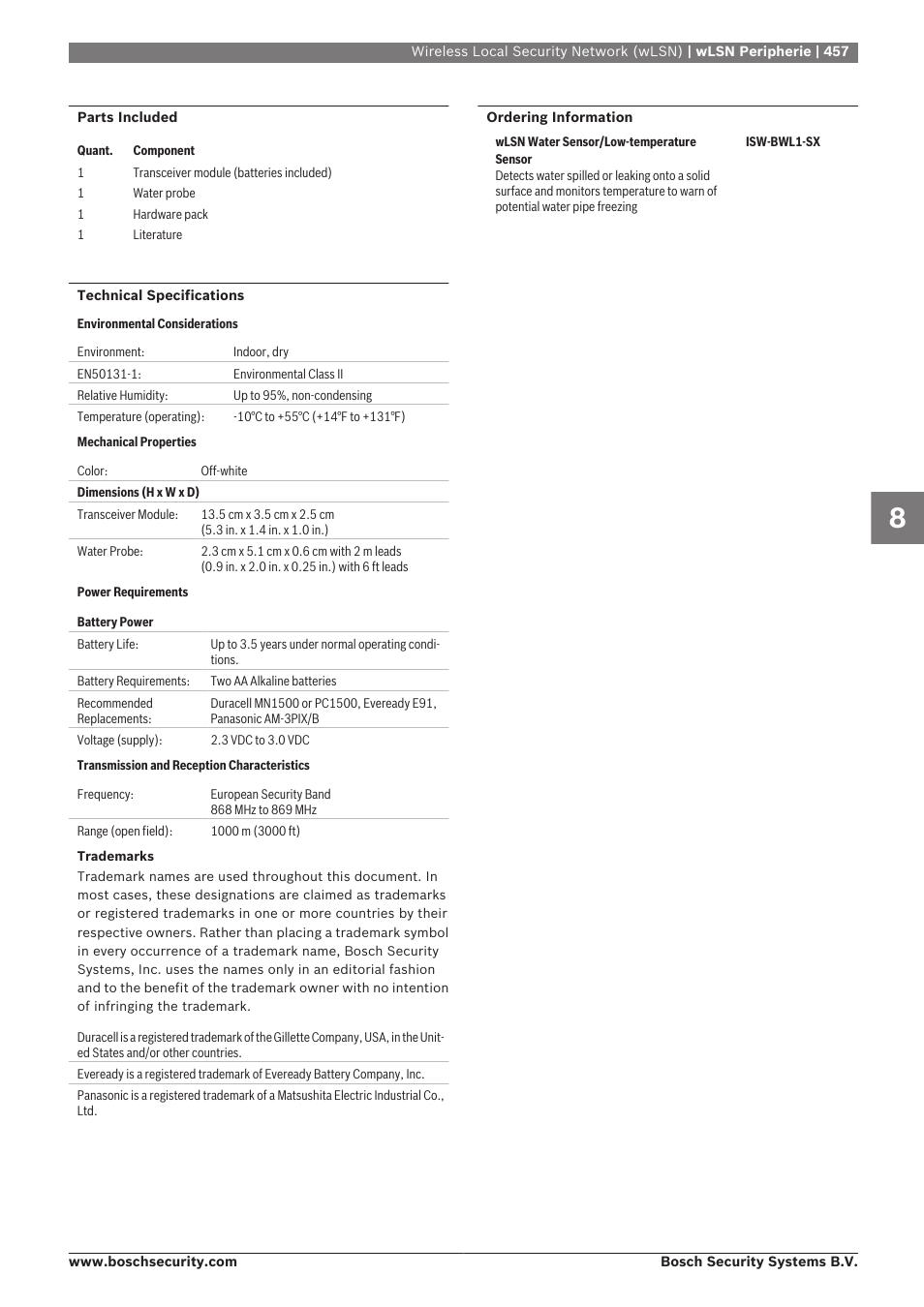 Bosch 8-Dec User Manual | Page 465 / 506