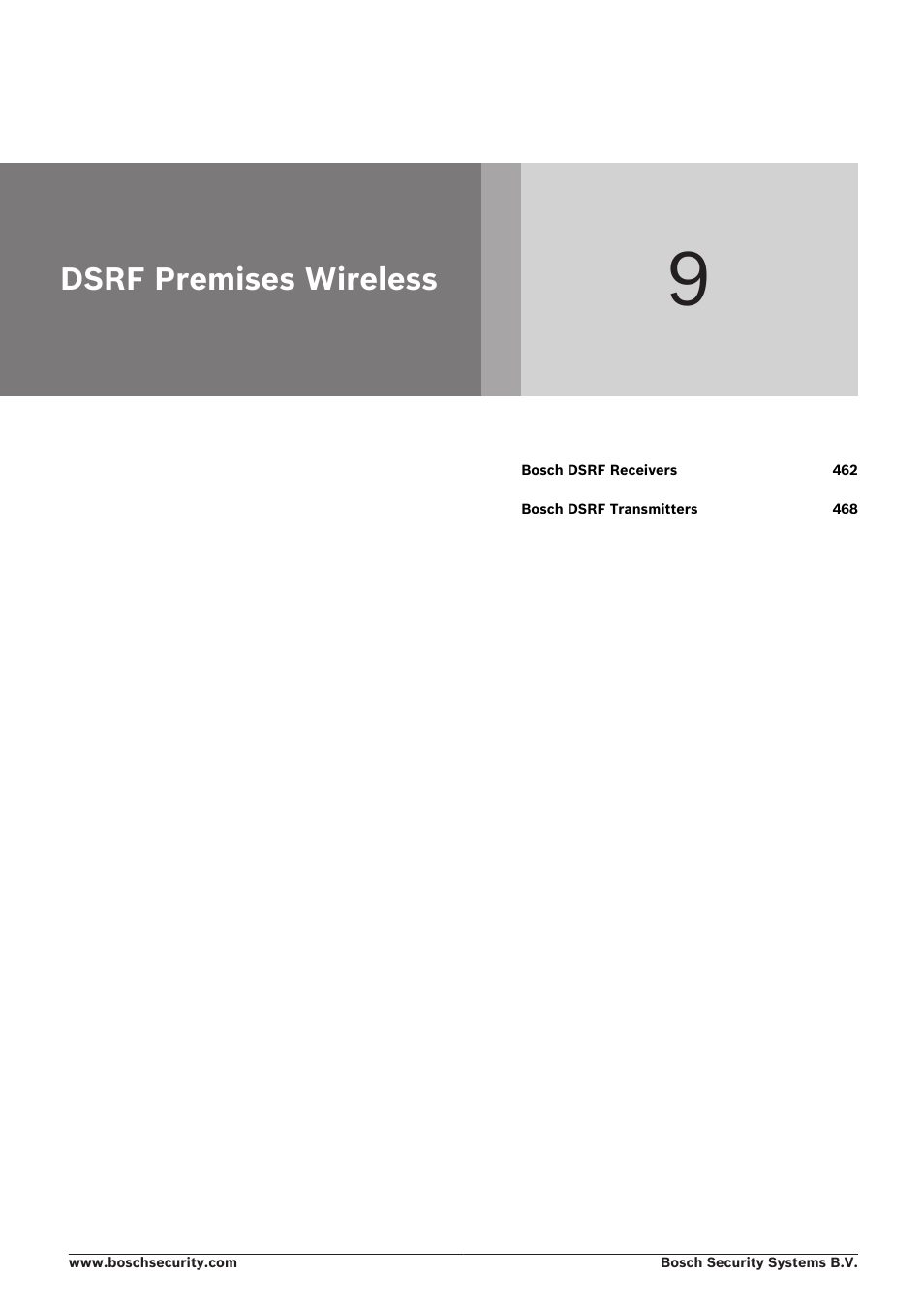 Dsrf premises wireless | Bosch 8-Dec User Manual | Page 469 / 506