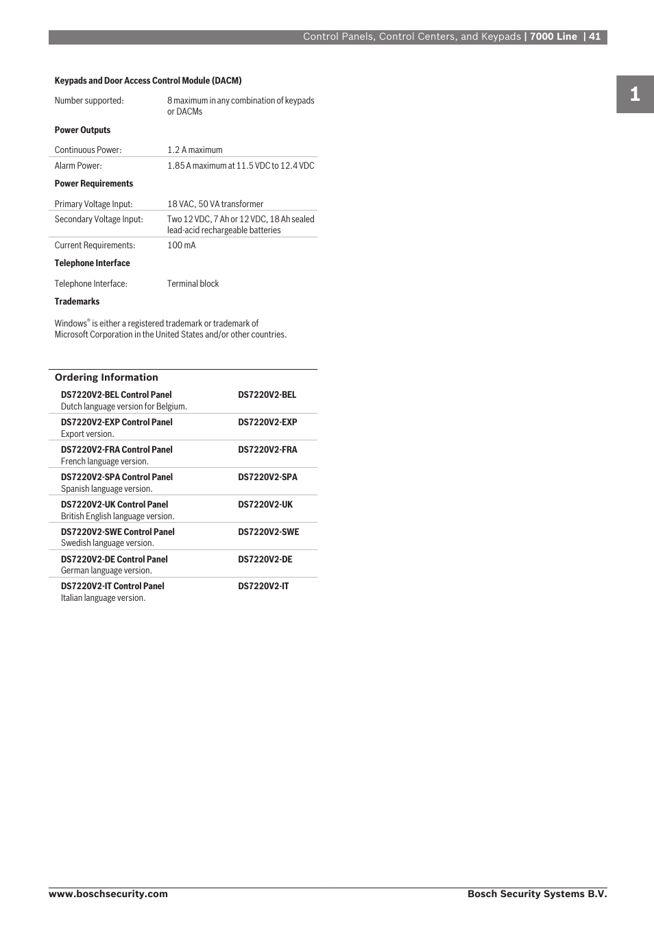 Bosch 8-Dec User Manual | Page 49 / 506