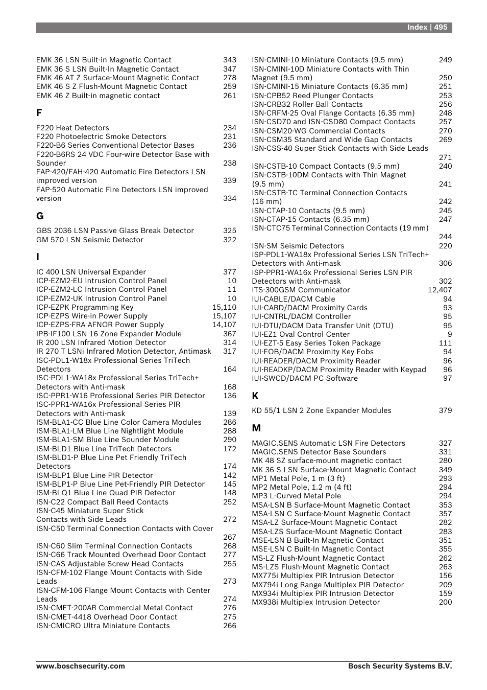 Bosch 8-Dec User Manual | Page 503 / 506