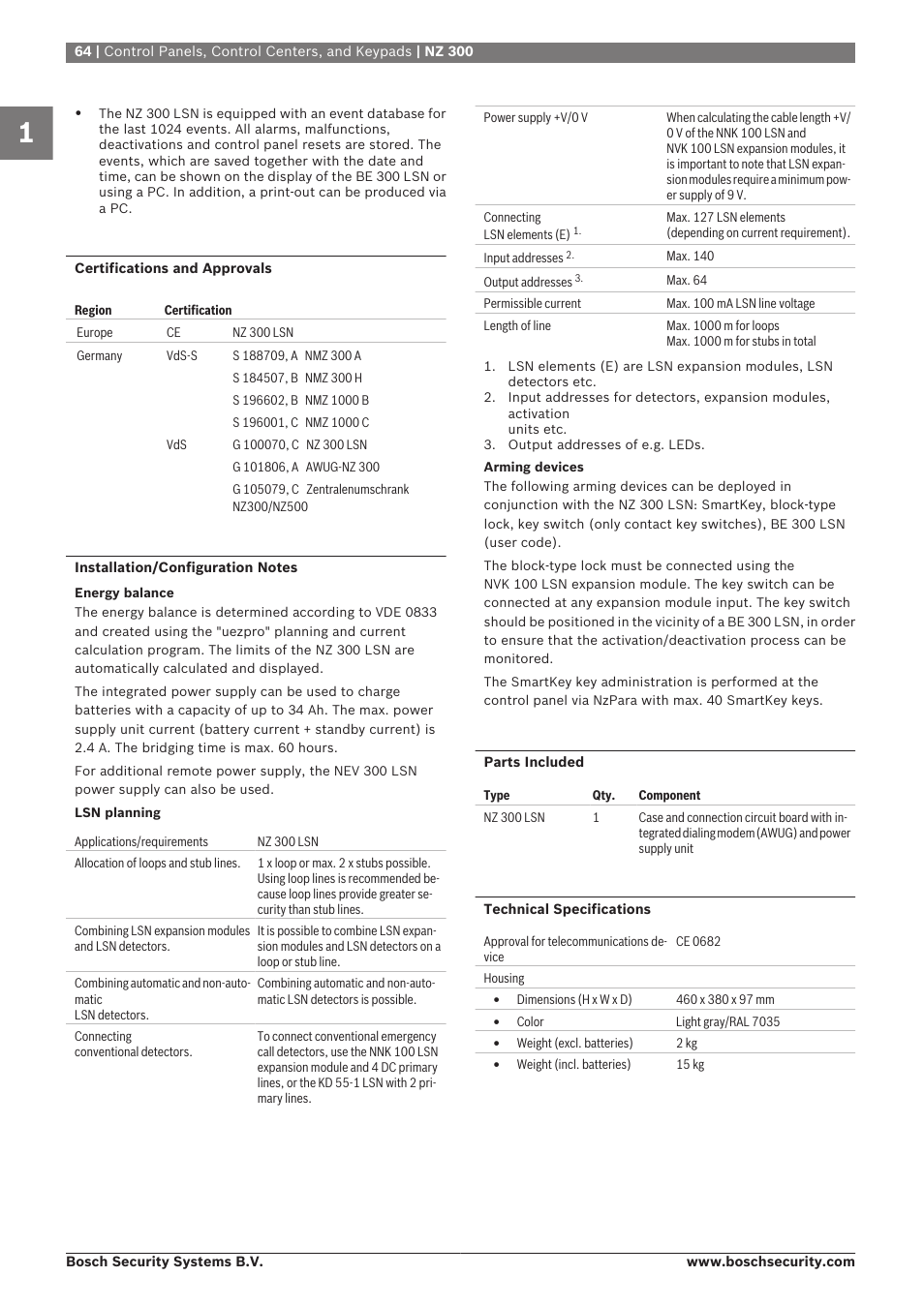 Bosch 8-Dec User Manual | Page 72 / 506