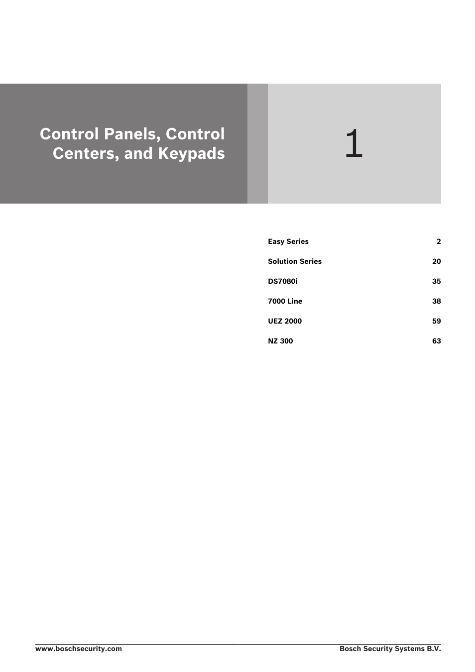 Control panels, control centers, and keypads, Control panels, control centers, And keypads | Bosch 8-Dec User Manual | Page 9 / 506