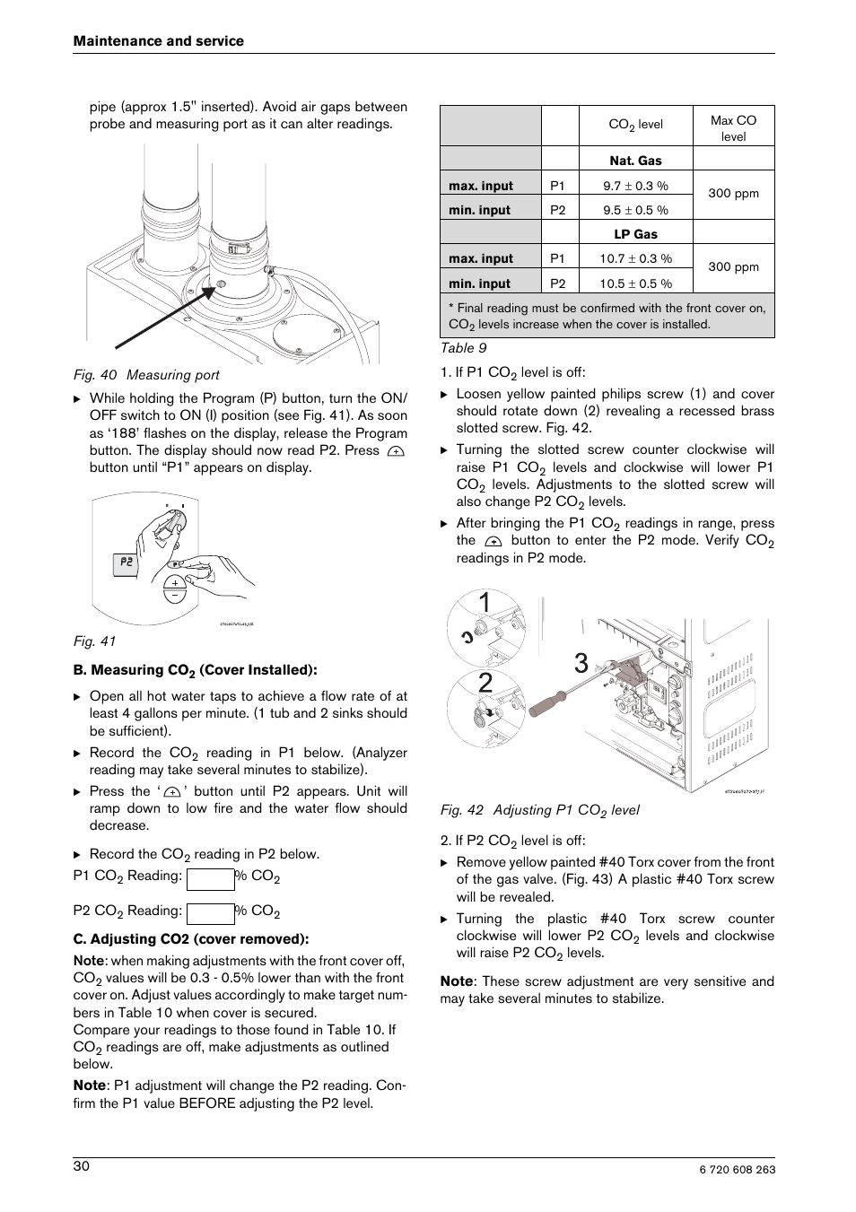 Bosch AQUA STAR 2400E LP User Manual | Page 30 / 48