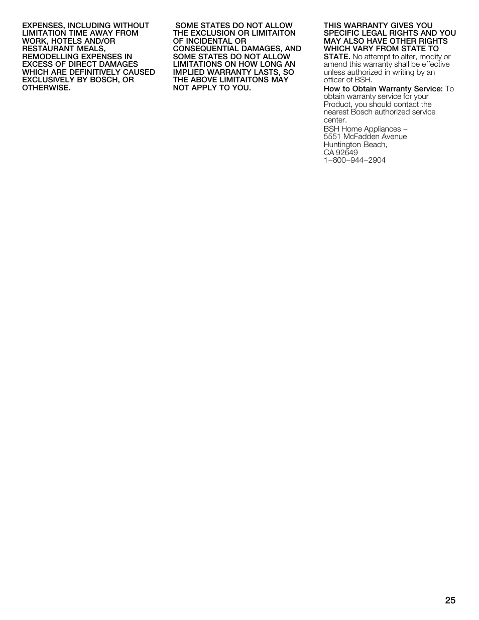 Bosch WFMC2201UC User Manual | Page 25 / 80