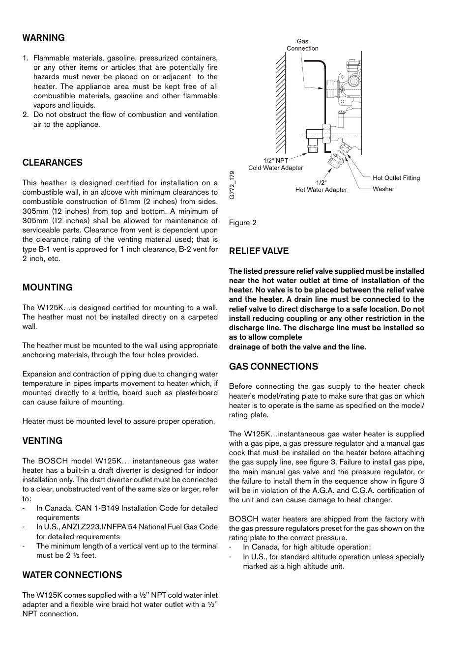 Bosch W 125...T1 User Manual | Page 4 / 12